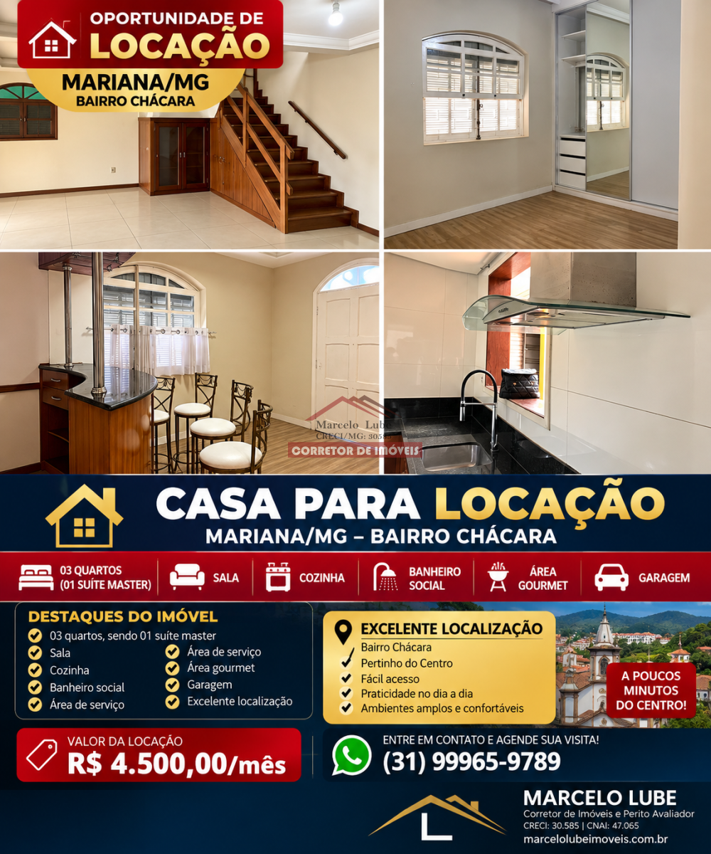 Casa > aluguel > CHACARA