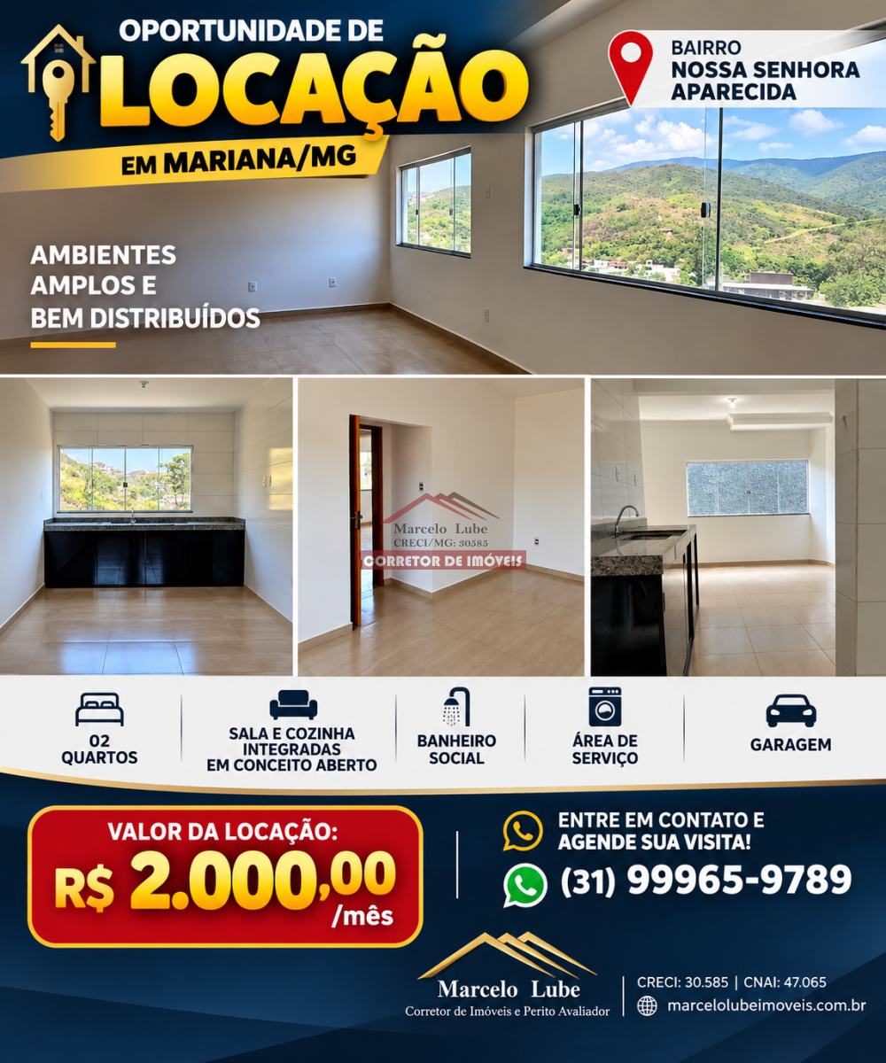 Apartamento > aluguel > NOSSA SENHORA APARECIDA