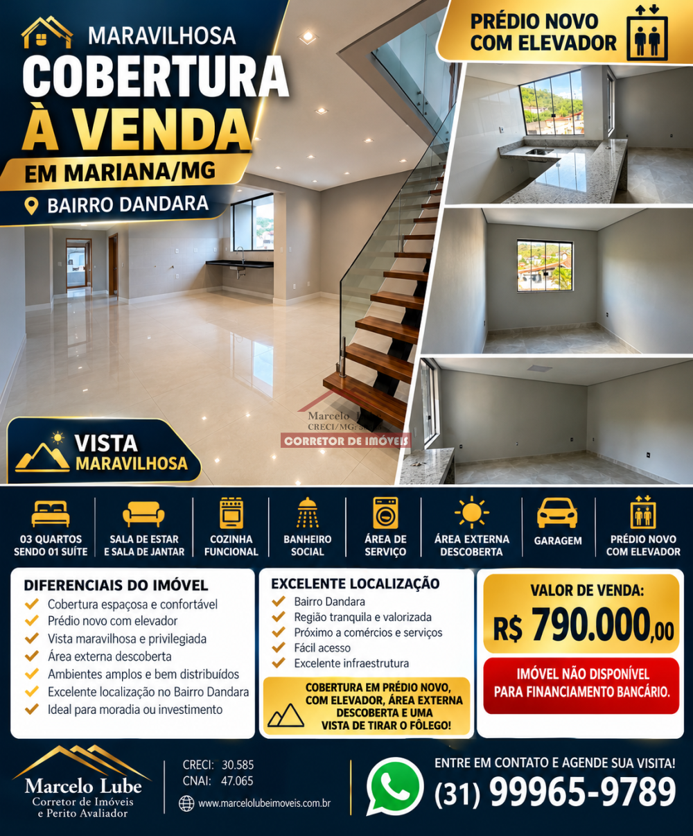 Cobertura > venda > DANDARA - MARIANA