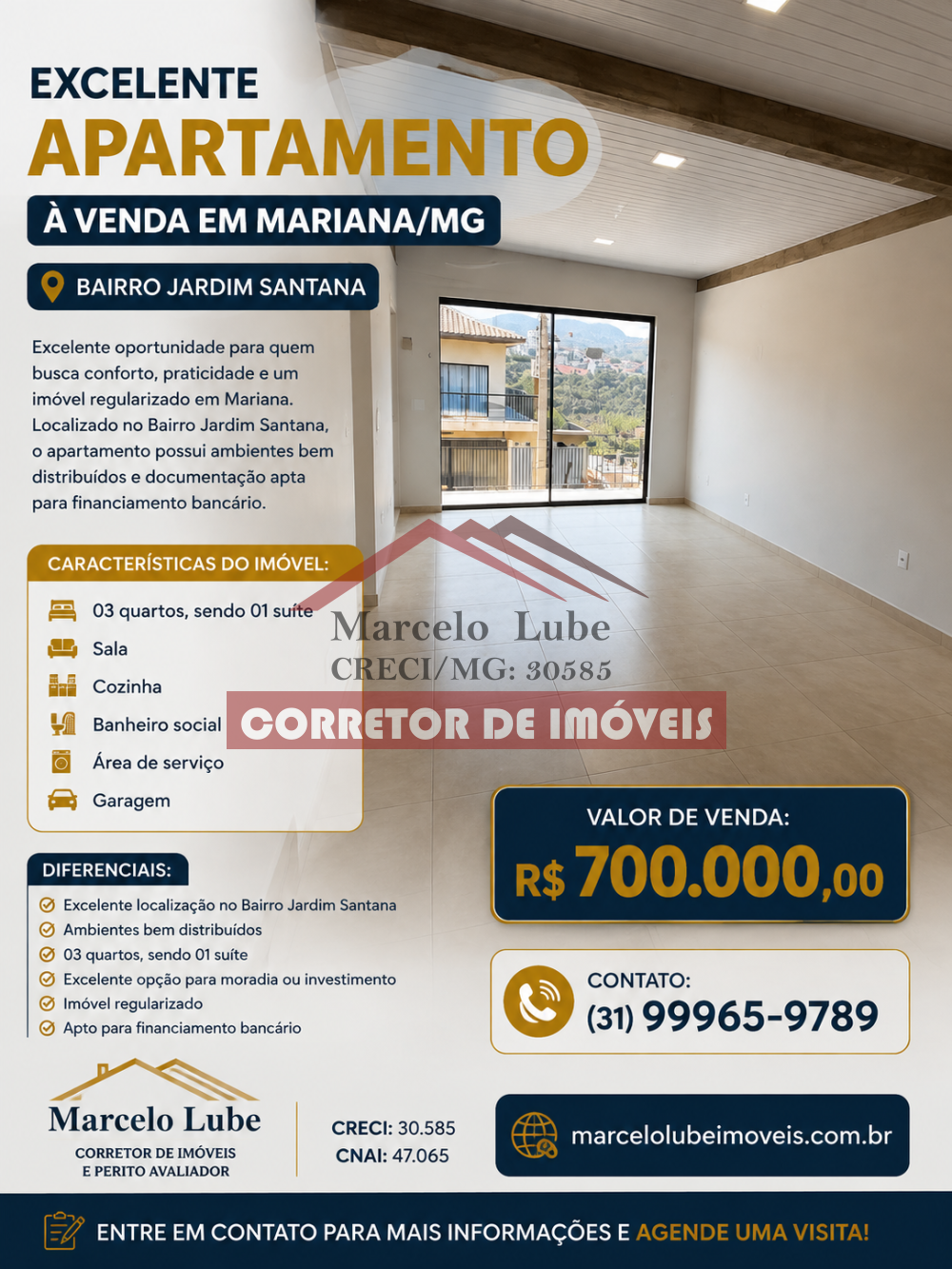 Apartamento > venda > JARDIM SANTANA - MARIANA