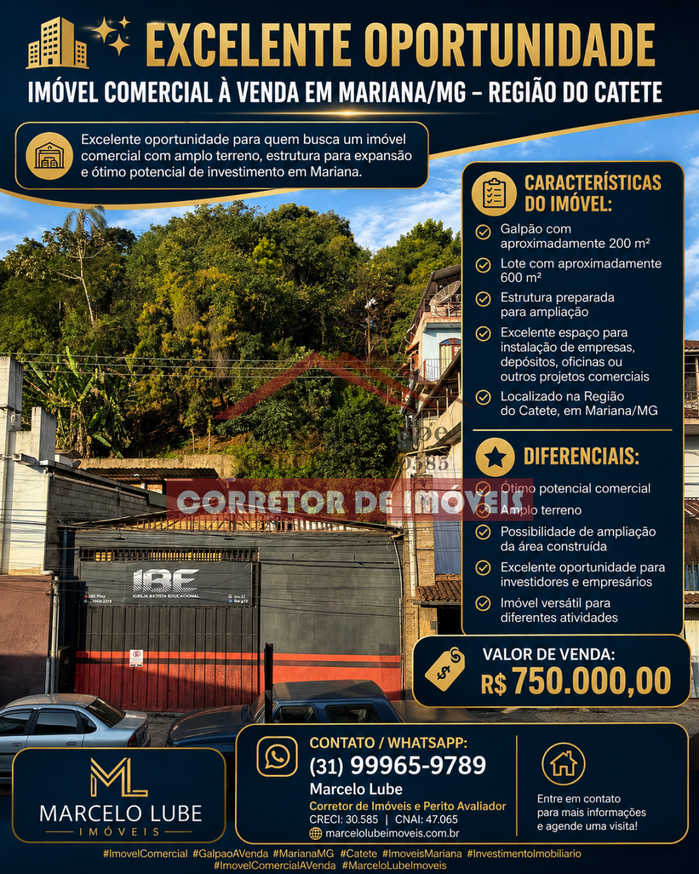 Imóvel Comercial > venda > VILA DO CARMO