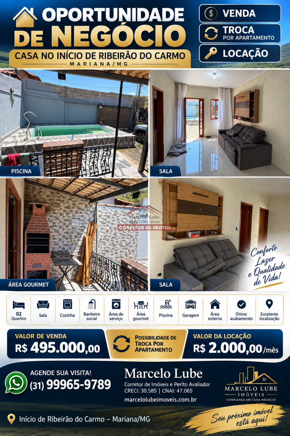 Casa > venda e aluguel > RIBEIRAO