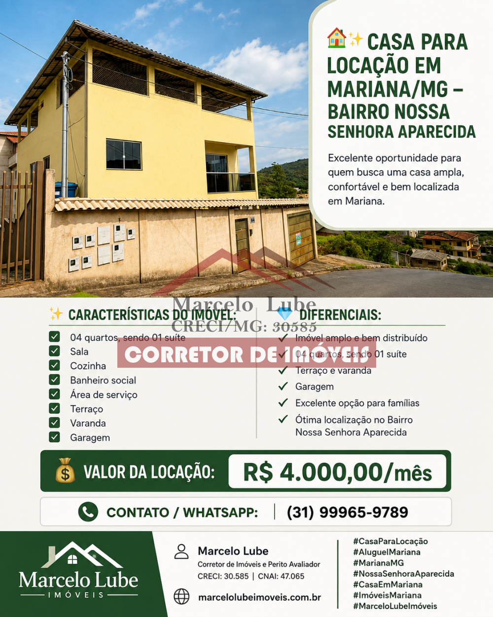 Apartamento > aluguel > NOSSA SENHORA APARECIDA